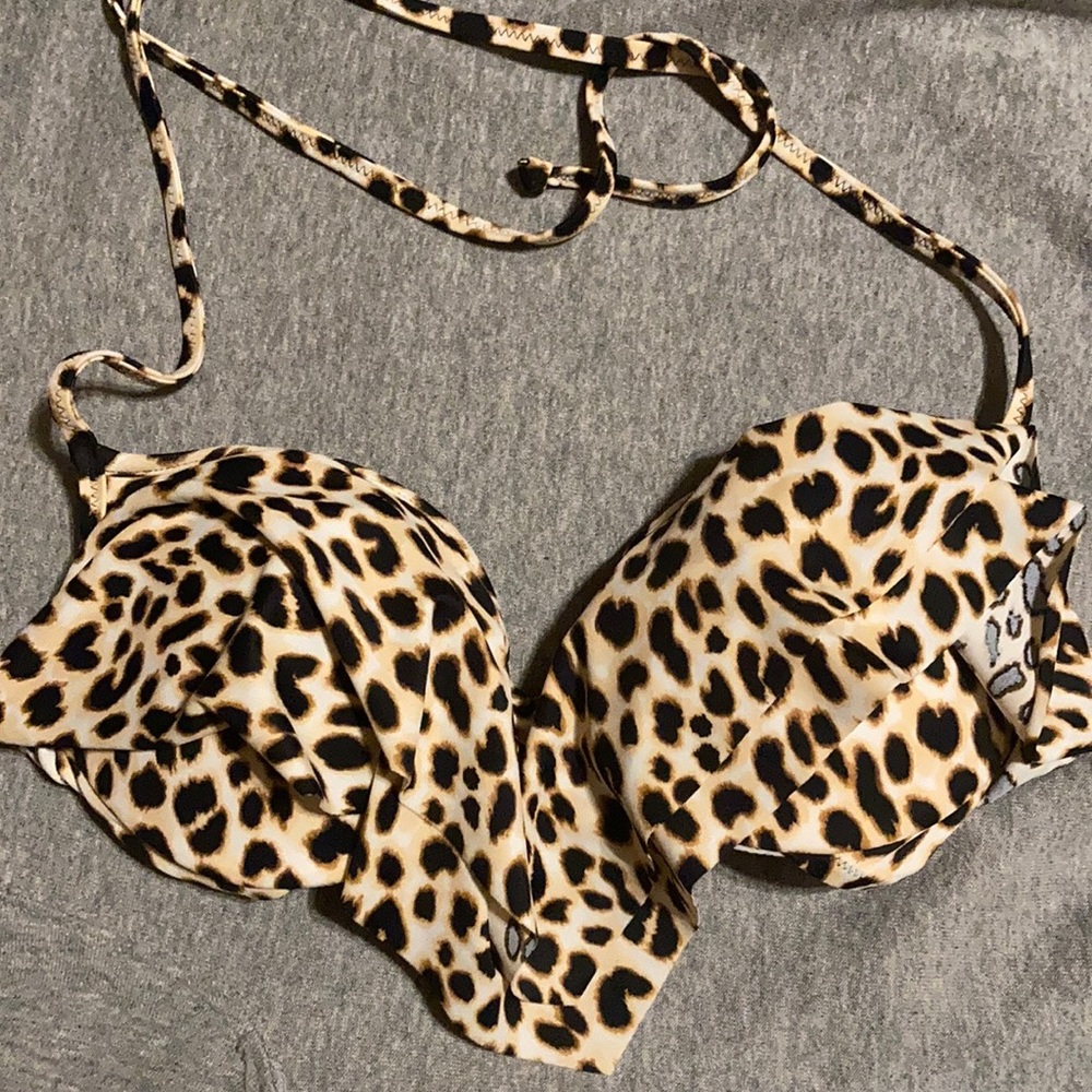 VS leopard Swim Top
